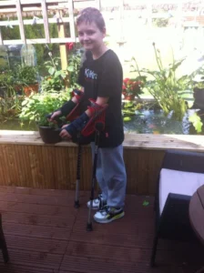 EDS user of smart crutches