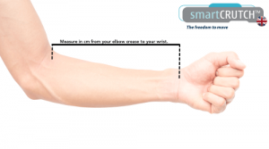 smartcrutch forearm measurements how to