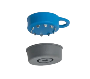 pop on ice boot with grey cover