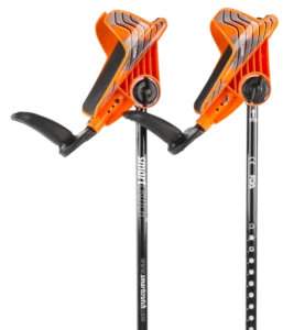 orange crutches from smartcrutch